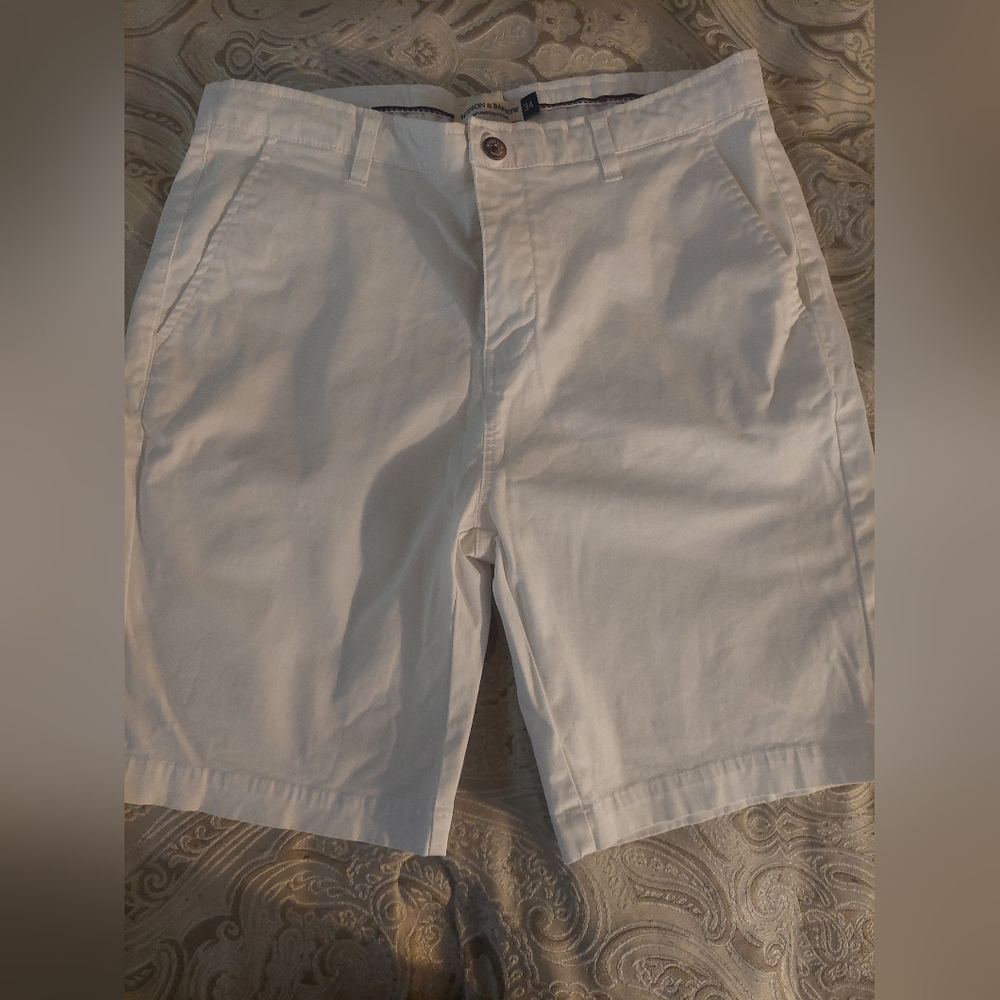 Men's Classic White Shorts